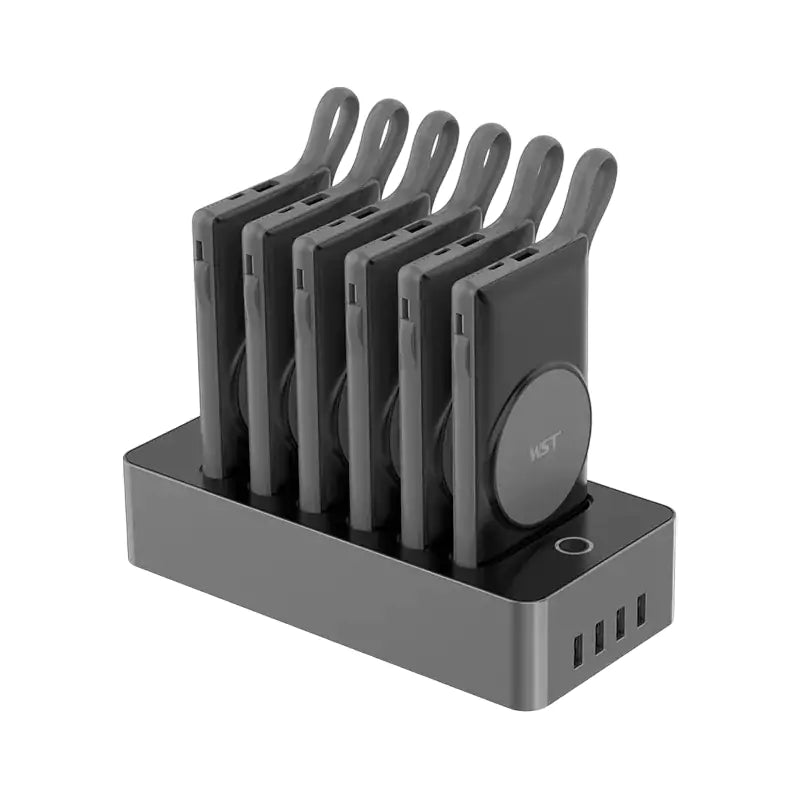 WST Magnetic Wireless Power Bank Docking Station 6 In 1 - Saif Al Najmi Kw